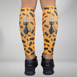 Cats and Bats Halloween Compression Leg SleevesLeg Sleeves - Zensah
