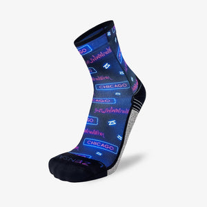 Neon Chicago Socks (Mini-Crew)Socks - Zensah