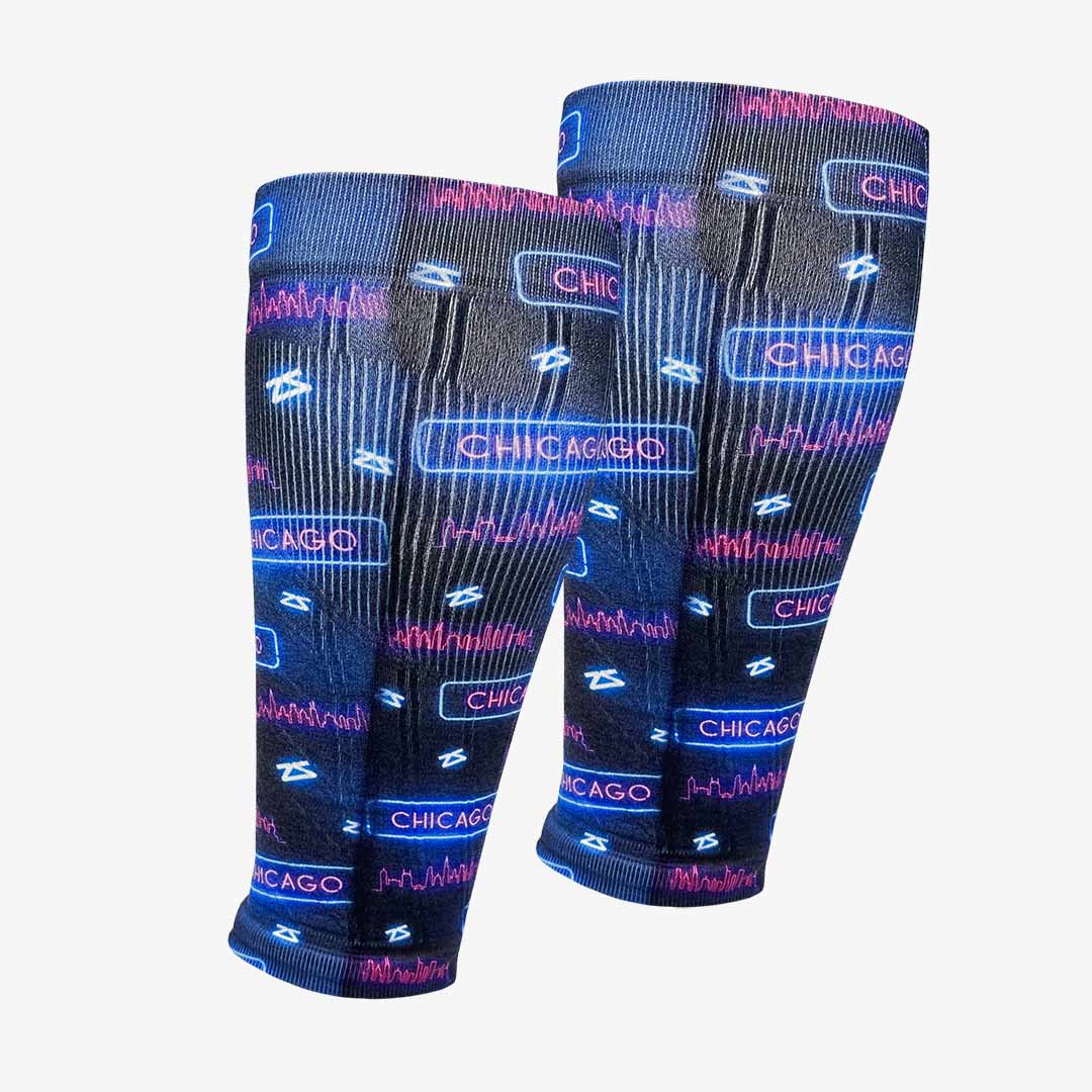 Neon Chicago Compression Leg SleevesLeg Sleeves - Zensah