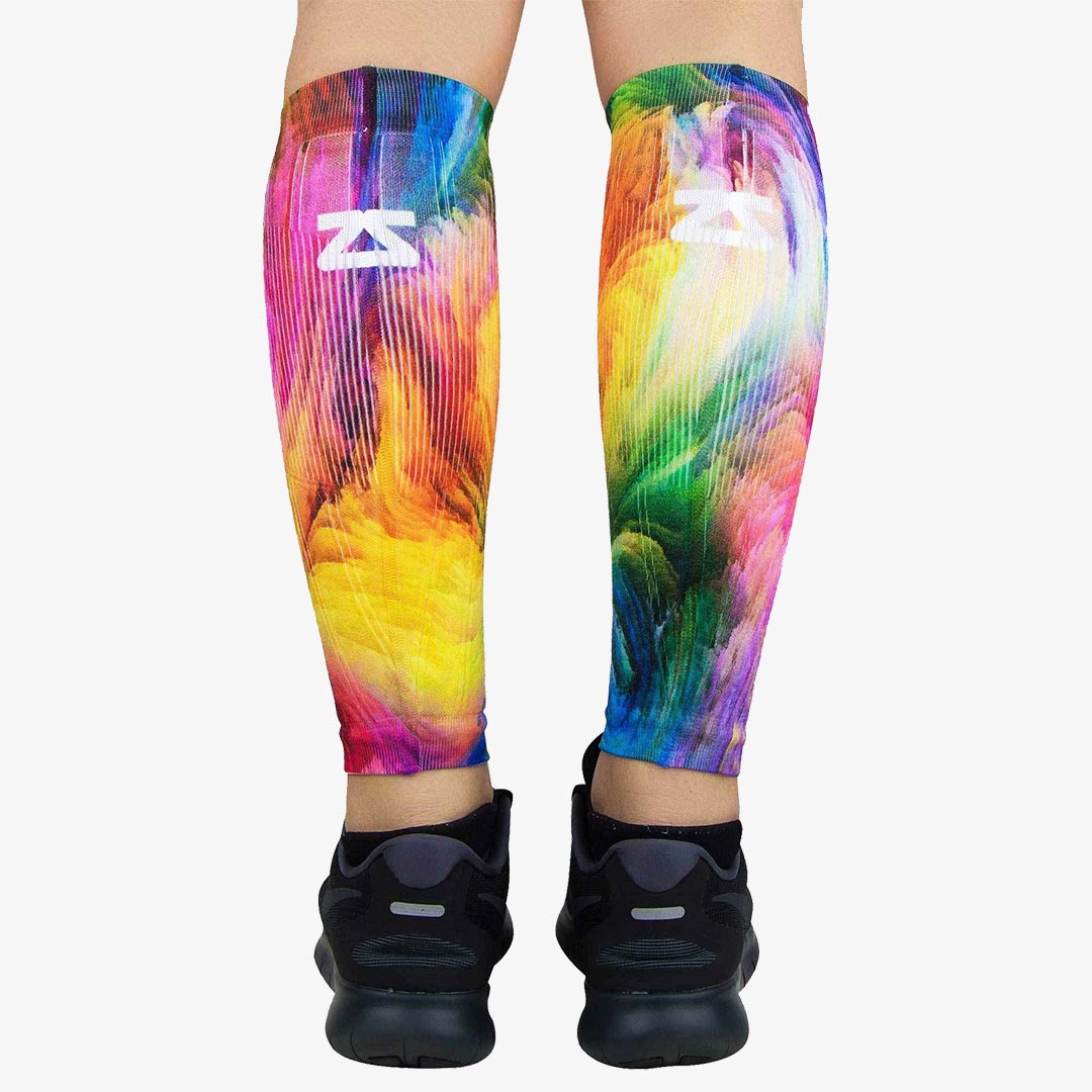 Color Explosion Compression Leg SleevesLeg Sleeves - Zensah