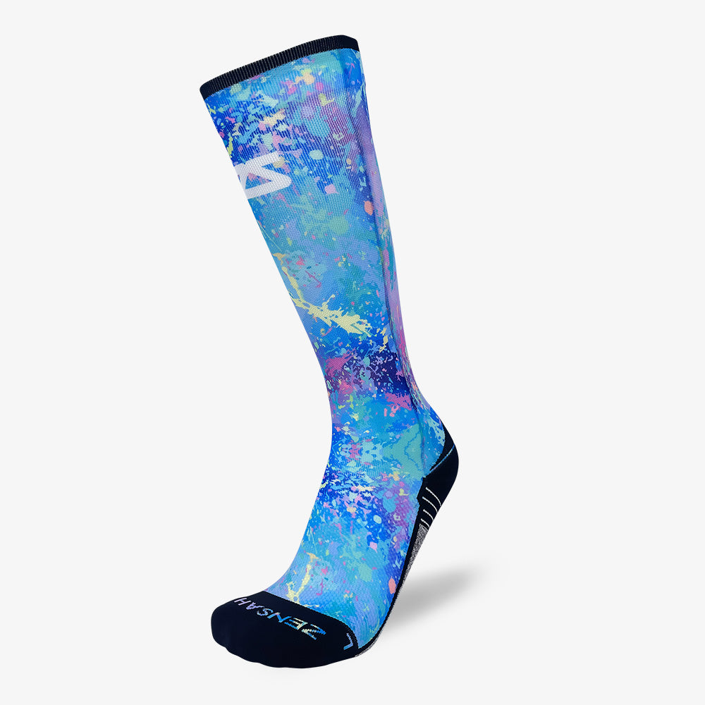 Color Splatter Compression Socks (Knee-High)Socks - Zensah