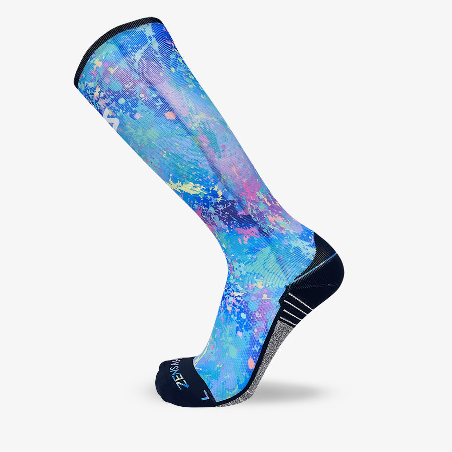 Color Splatter Compression Socks (Knee-High)Socks - Zensah