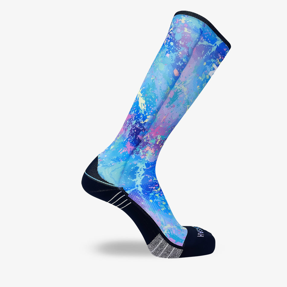 Color Splatter Compression Socks (Knee-High)Socks - Zensah
