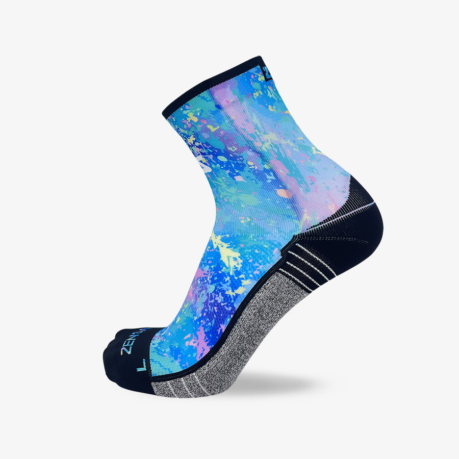 Color Splatter Socks (Mini-Crew)Socks - Zensah