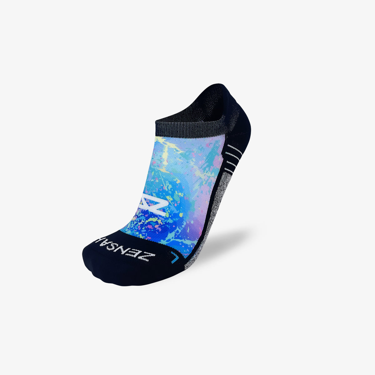 Color Splatter Running Socks (No Show)Socks - Zensah