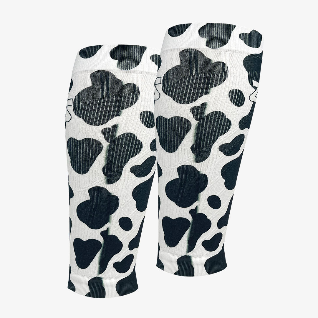 Cow Print Compression Leg SleevesLeg Sleeves - Zensah