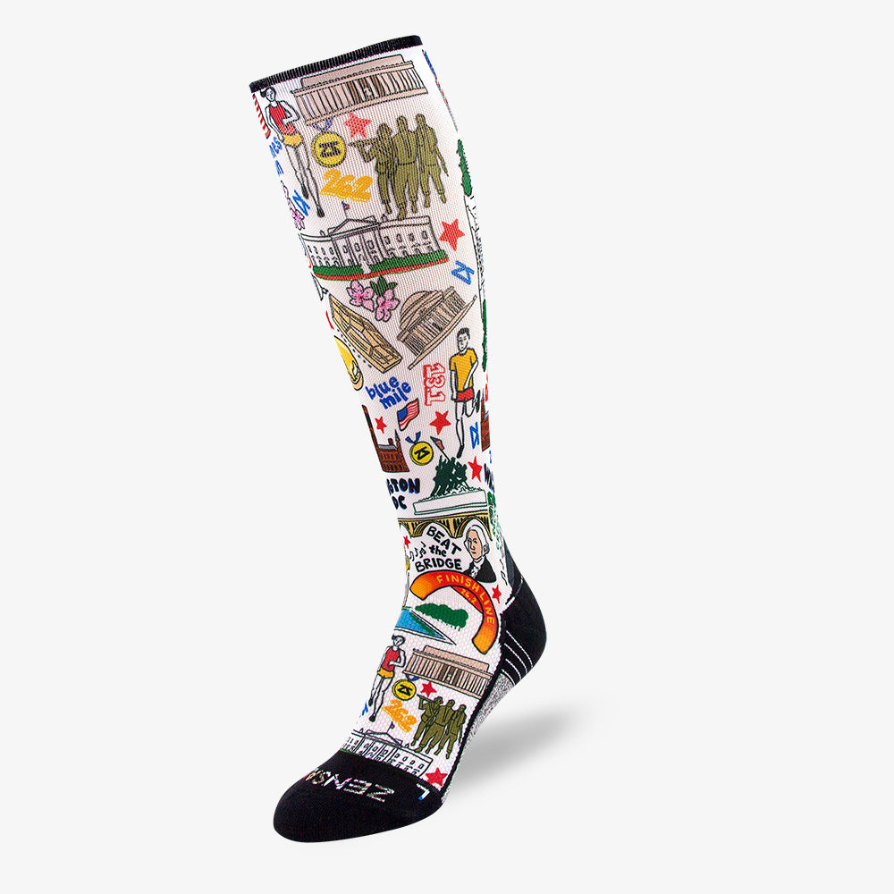 DC Doodle Compression Socks (Knee-High)Socks - Zensah