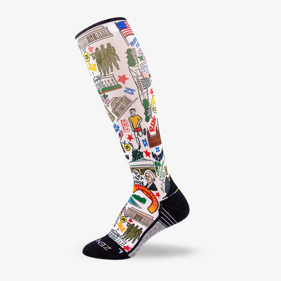 DC Doodle Compression Socks (Knee-High)Socks - Zensah