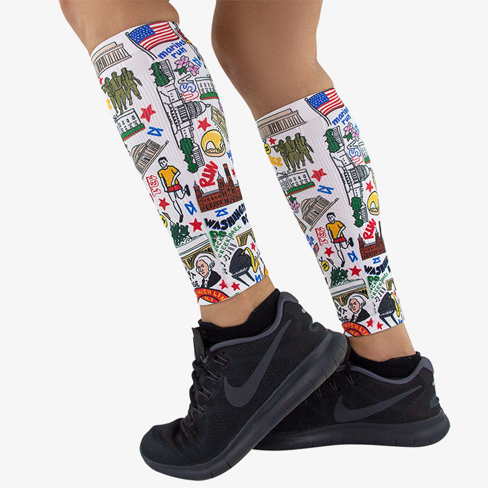 DC Doodle Compression Leg SleevesLeg Sleeves - Zensah