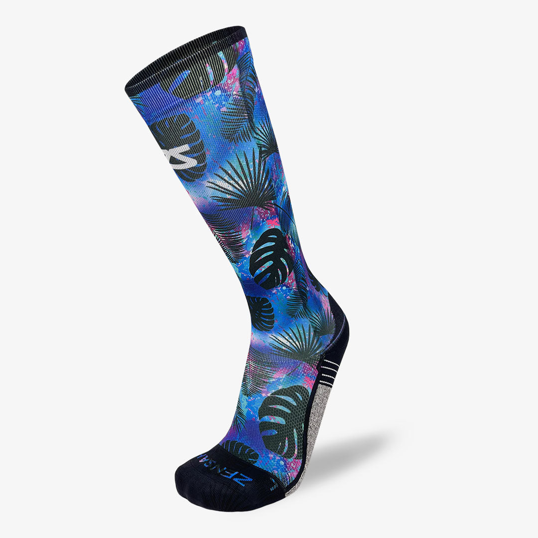 Palm Leaves Compression Socks (Knee-High)Socks - Zensah