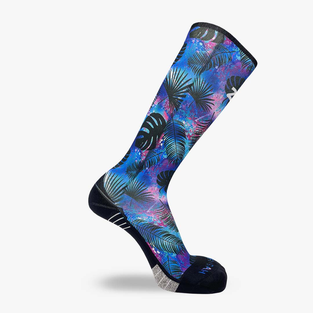 Palm Leaves Compression Socks (Knee-High)Socks - Zensah