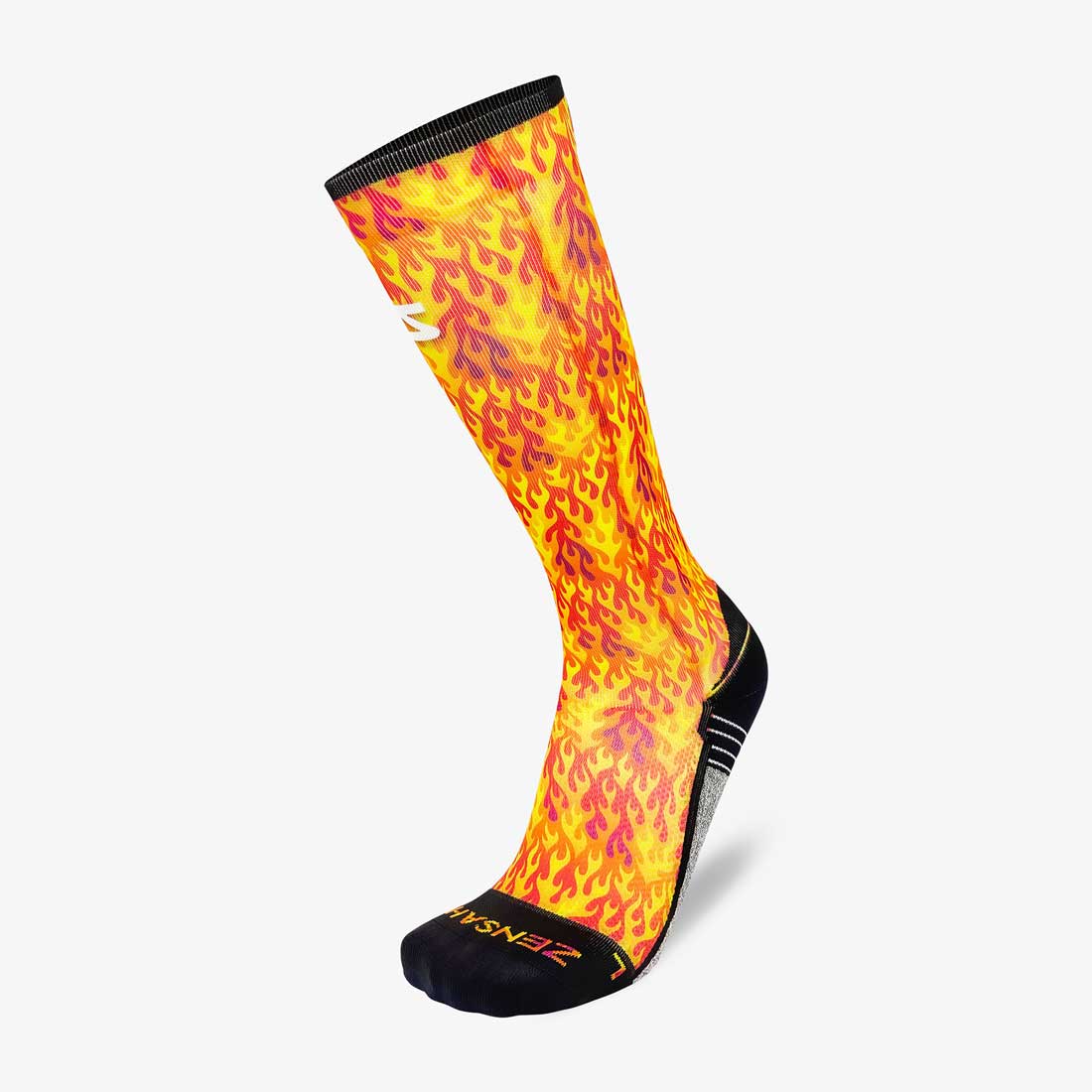 Flames Compression Socks (Knee-High)Socks - Zensah
