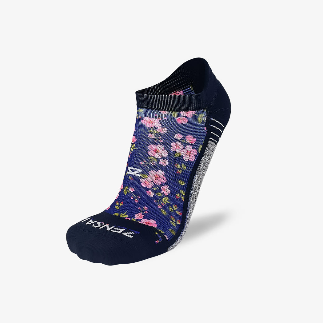 Cherry Blossom Running Socks (No Show) - Zensah