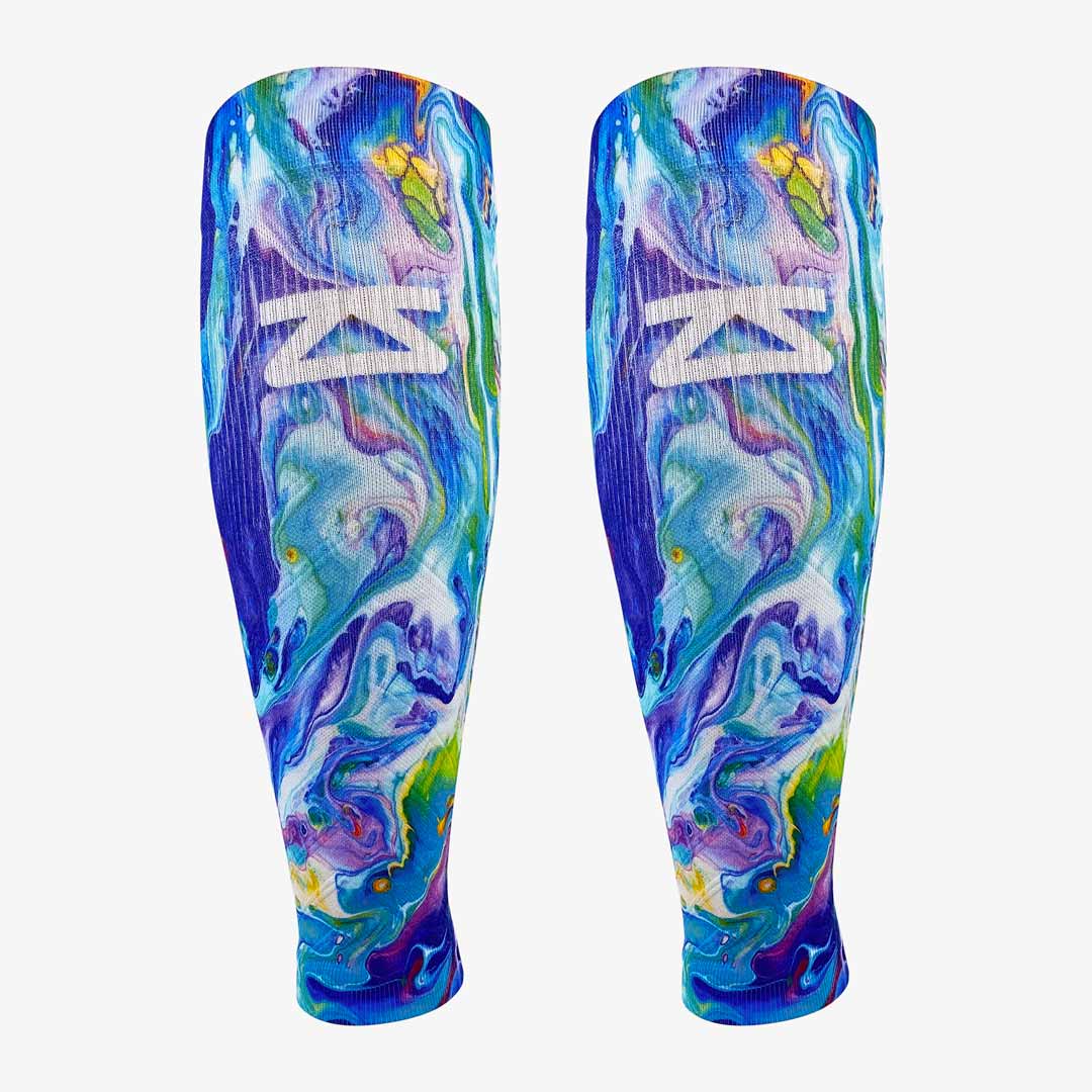 Fluid Art Compression Leg SleevesLeg Sleeves - Zensah