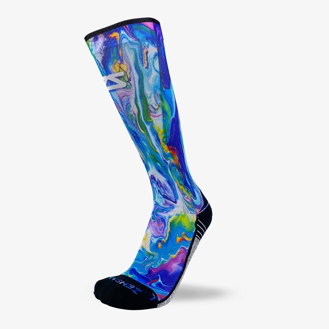Fluid Art Compression Socks (Knee-High)Socks - Zensah