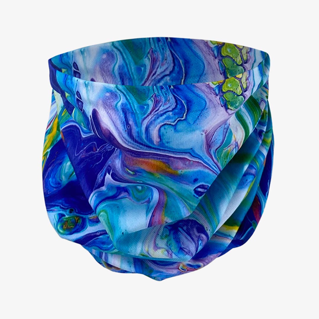 Fluid Art Multi-Use Neck Gaiter & Headwear - Zensah