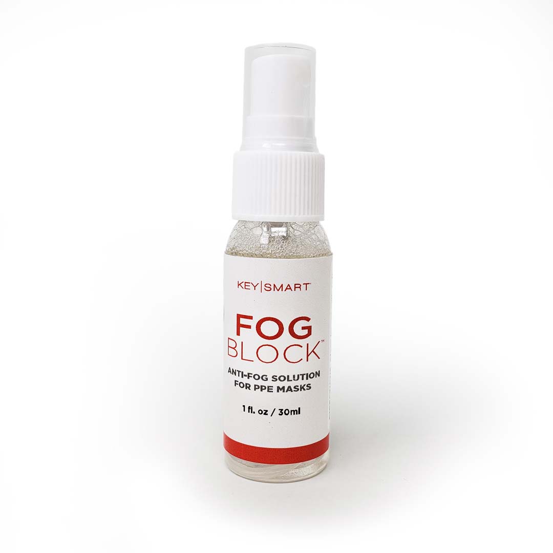 C-Clear Anti Fog Spray – Made In USA – For Safety Glasses, PPE Face Masks – 1 Bottle, Light Pink Liquid