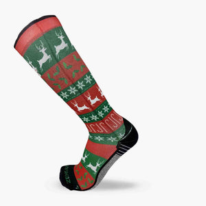 Funky Christmas Sweater Compression Socks (Knee-High)Socks - Zensah