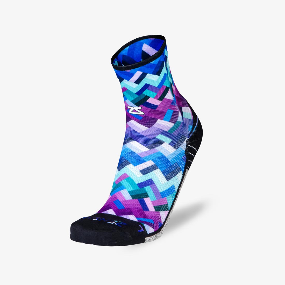 Geo Waves Socks (Mini Crew)Socks - Zensah