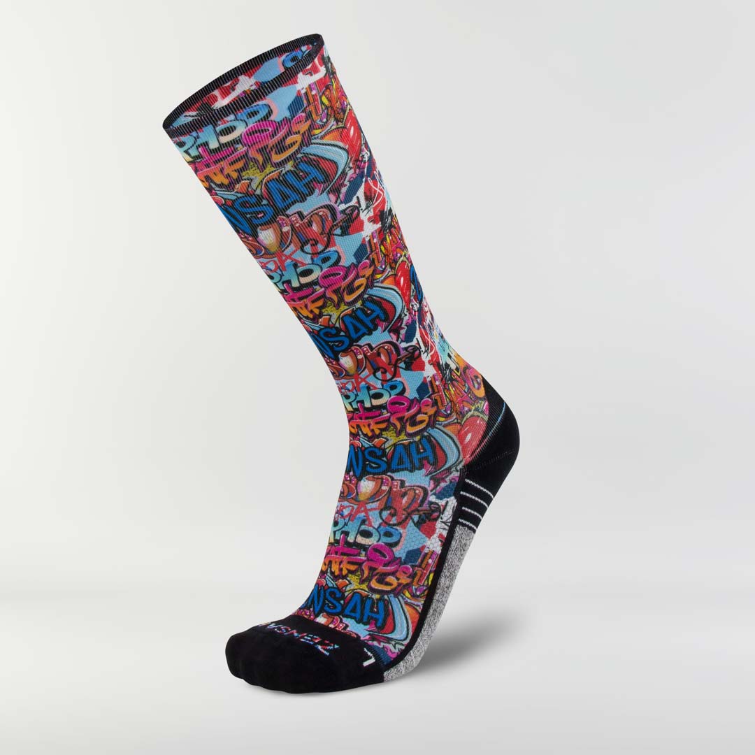 Street Art Compression Socks (Knee-High)Socks - Zensah