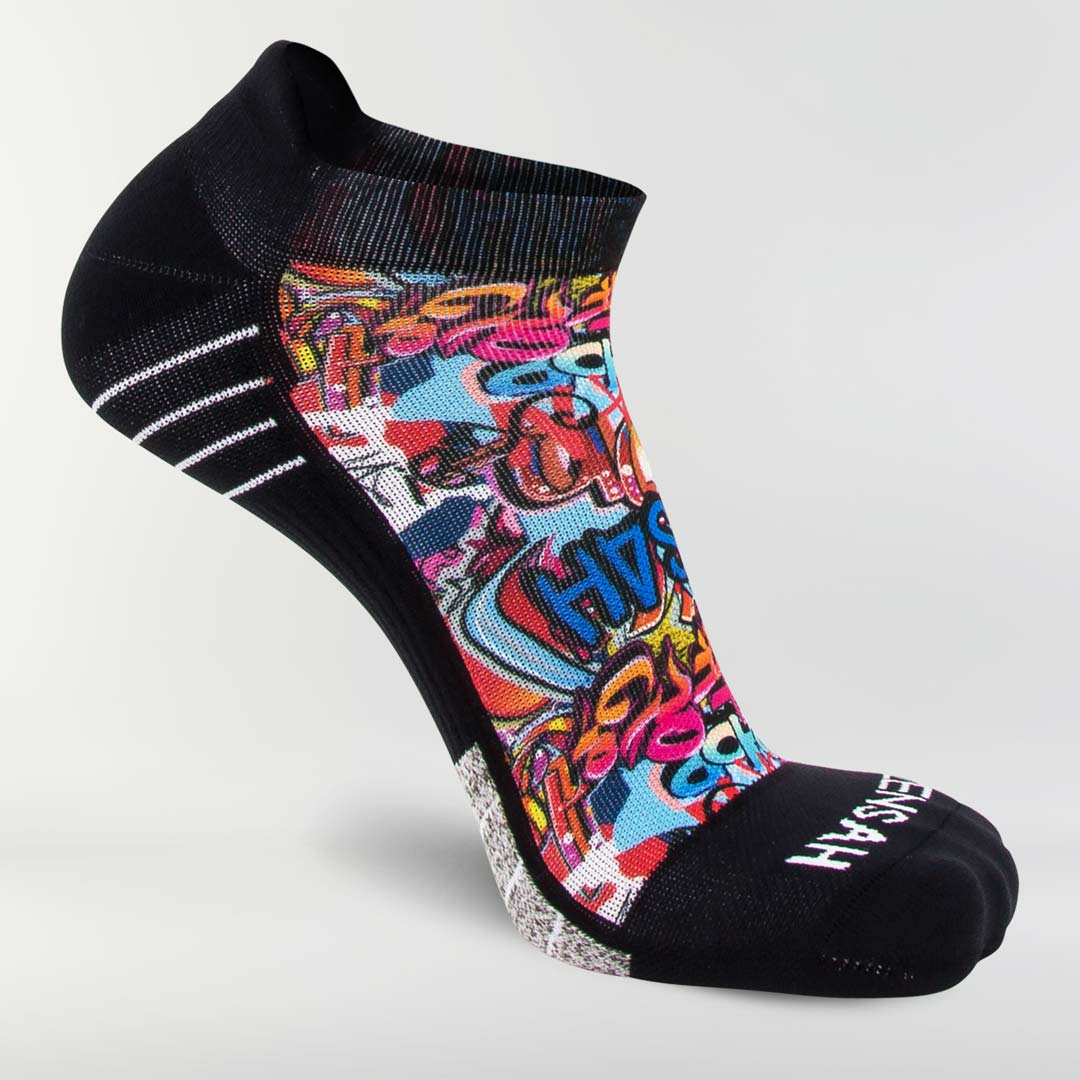 Street Art Running Socks (No Show)Socks - Zensah