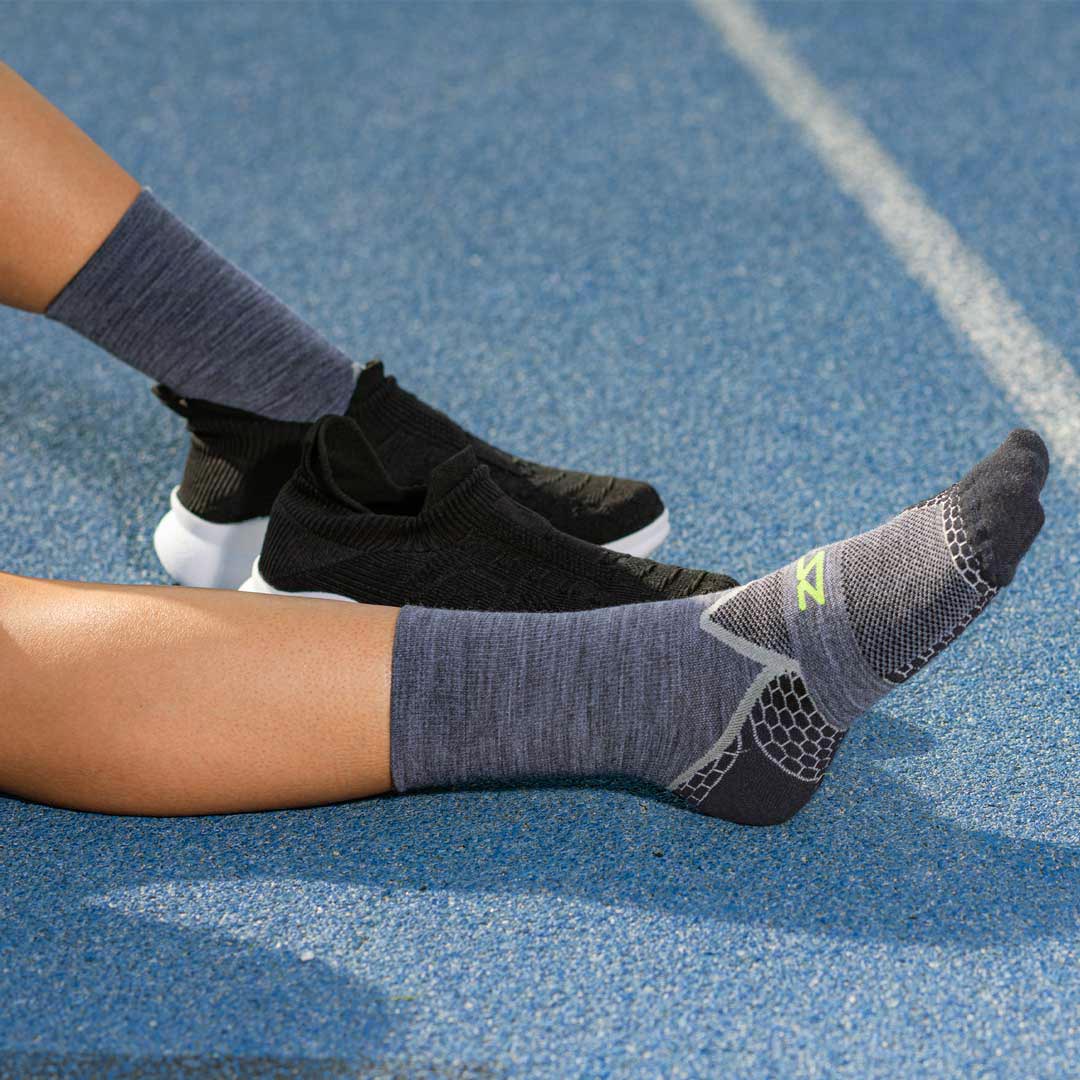 Grit 2.0 Running Socks (Mini Crew)Socks - Zensah