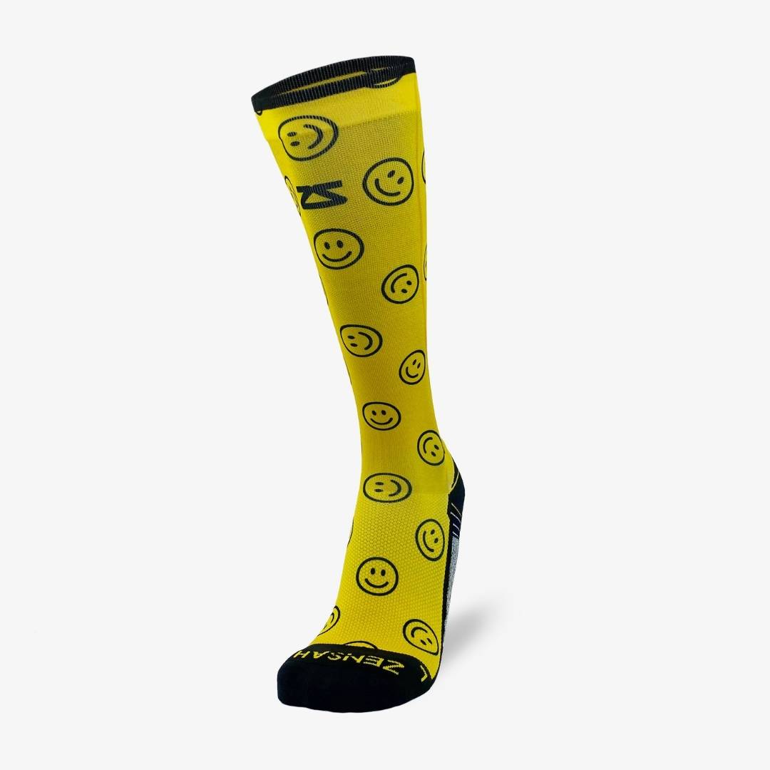 Happy Faces Compression Socks (Knee-High)Socks - Zensah