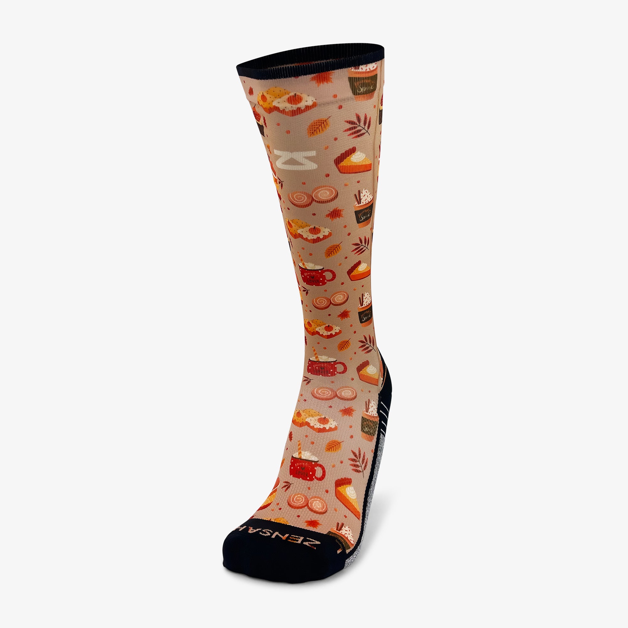 Pumpkin Spice Compression Socks (Knee-High)Socks - Zensah