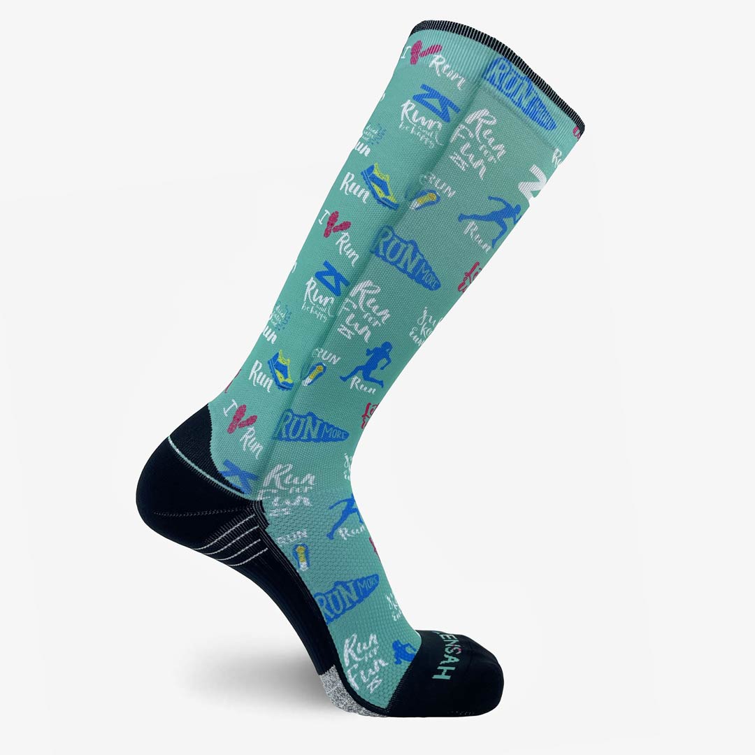 Running Motivation Compression Socks (Knee-High)Socks - Zensah