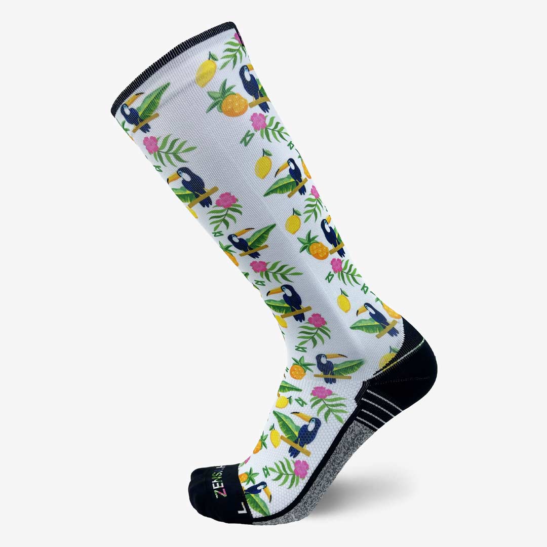 Toucans Compression Socks (Knee-High)Socks - Zensah