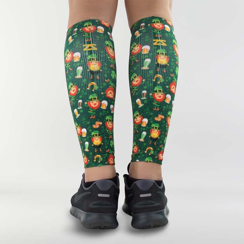 Happy Leprechauns Compression Leg SleeveCompression Sleeves - Zensah