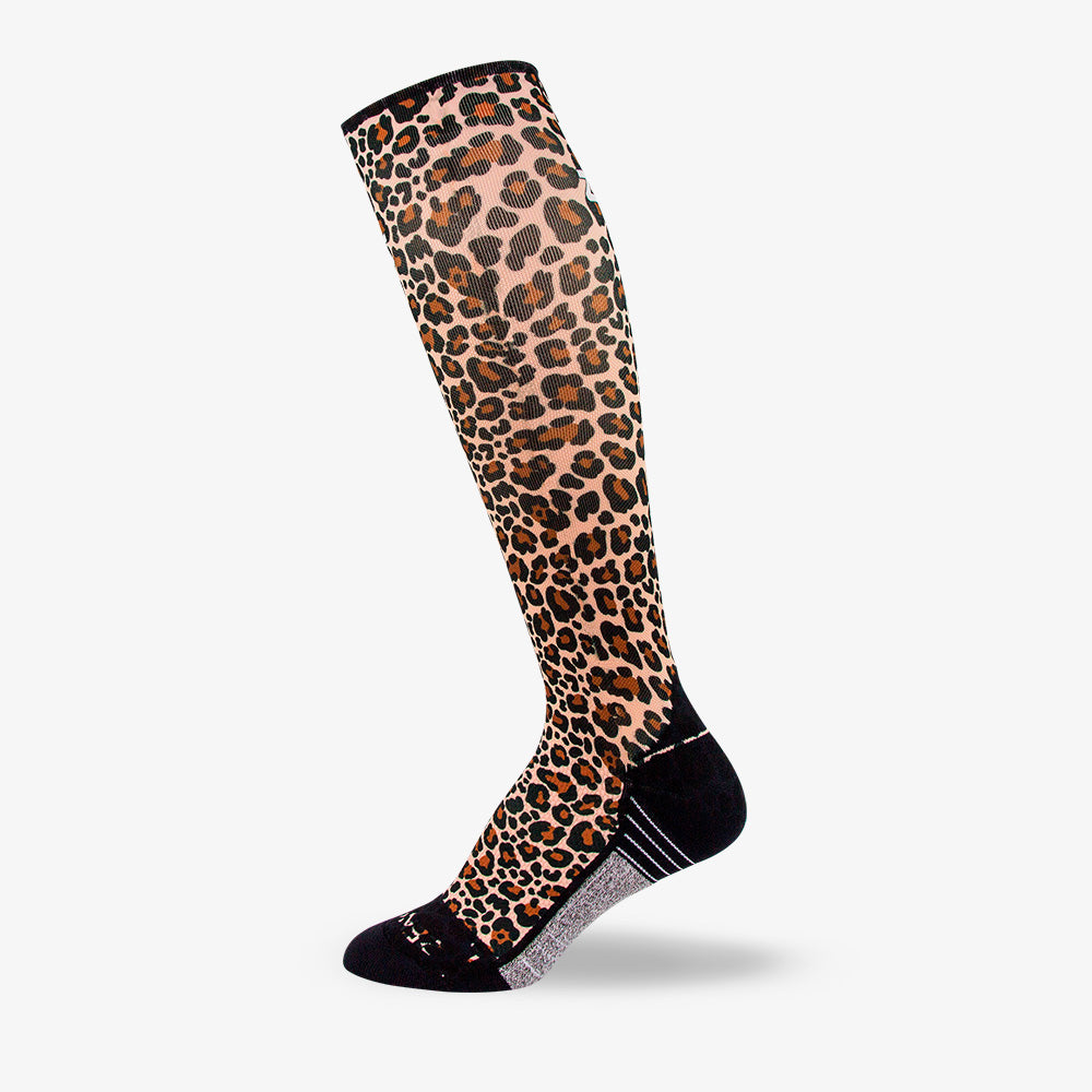 Leopard Compression Socks (Knee-High)Socks - Zensah