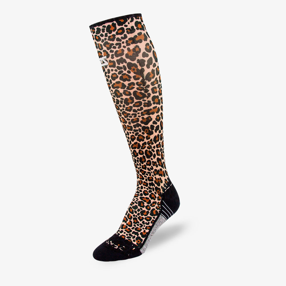Leopard Compression Socks (Knee-High)Socks - Zensah