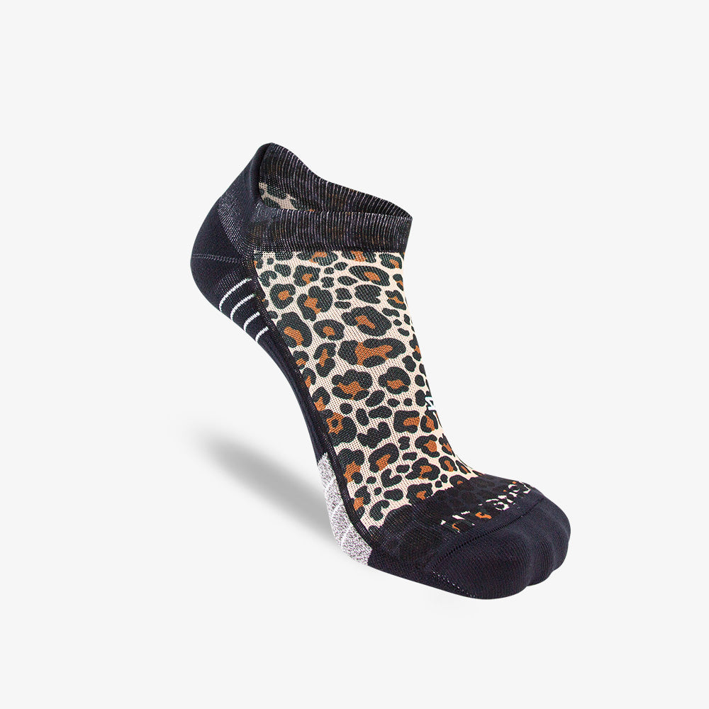 Leopard Running Socks (No Show) - Zensah