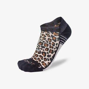 Leopard Running Socks (No Show) - Zensah