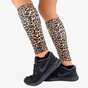 Leopard Compression Leg SleevesLeg Sleeves - Zensah