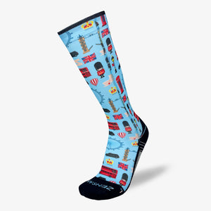 London Doodle Compression Socks (Knee-High)Socks - Zensah