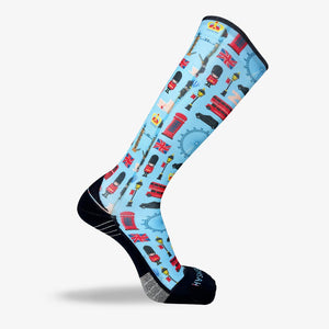 London Doodle Compression Socks (Knee-High)Socks - Zensah
