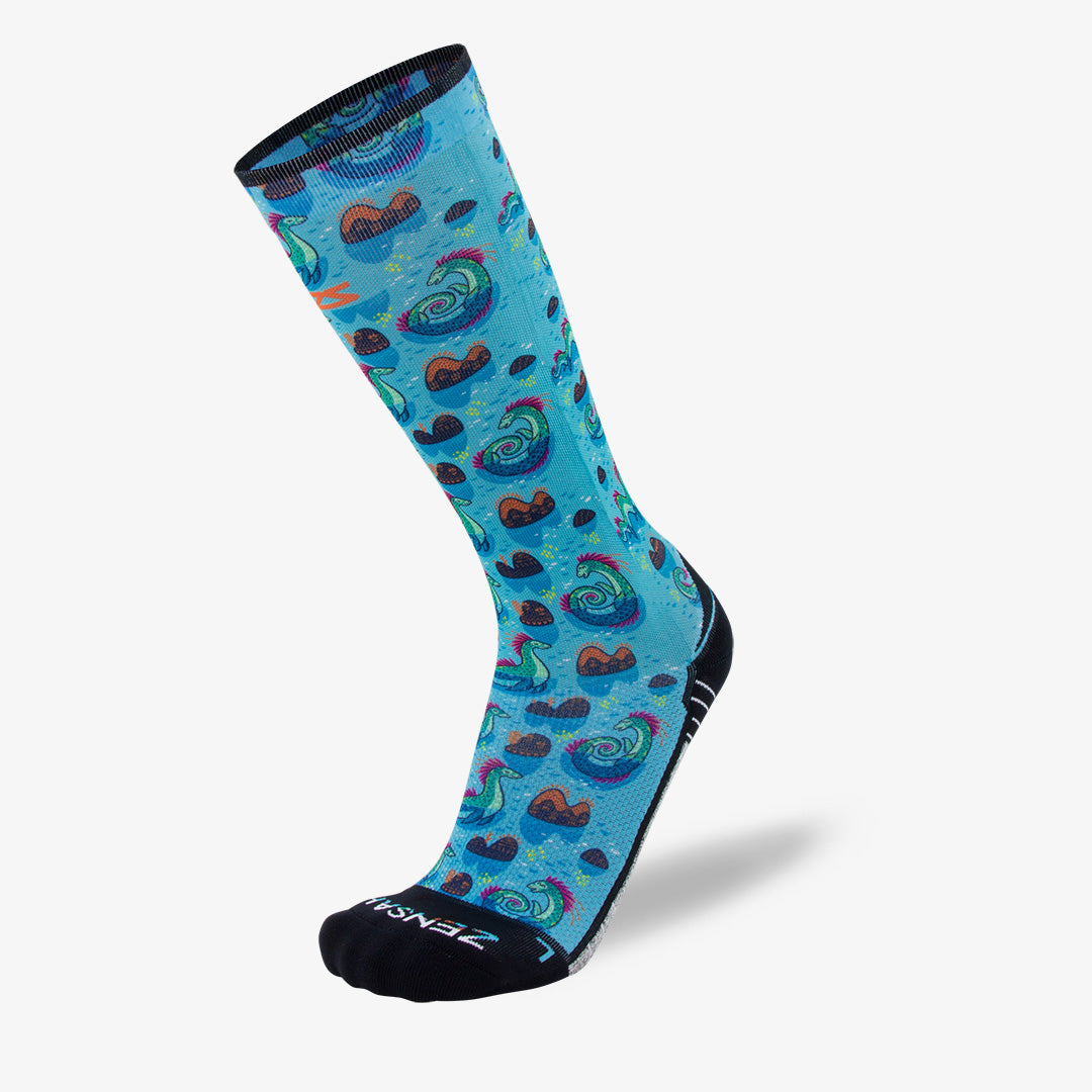 Loch Ness Monsters Socks (Knee-High)Socks - Zensah