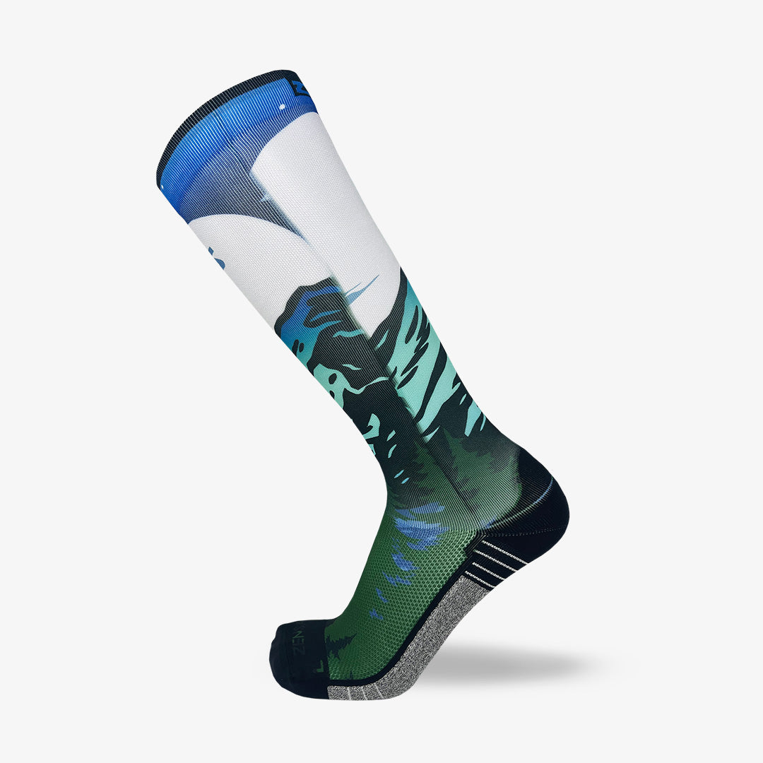 Mountain Panorama Compression Socks (Knee-High)Socks - Zensah