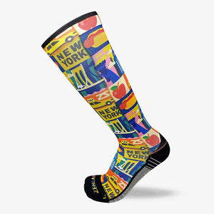 New York Blocks Compression Socks (Knee-High)Socks - Zensah
