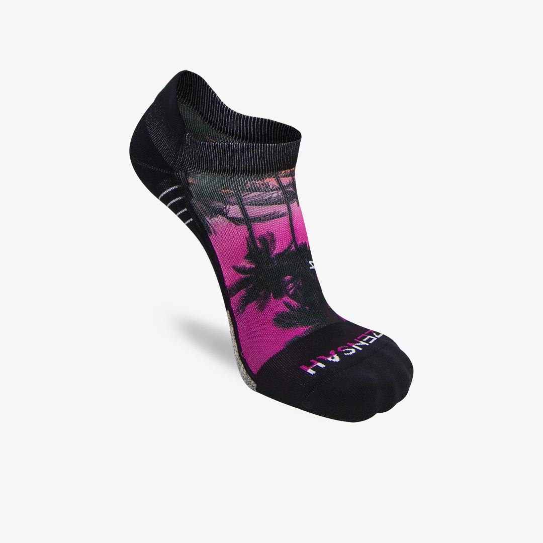 Tropical Palm Trees Socks (No Show) - Zensah