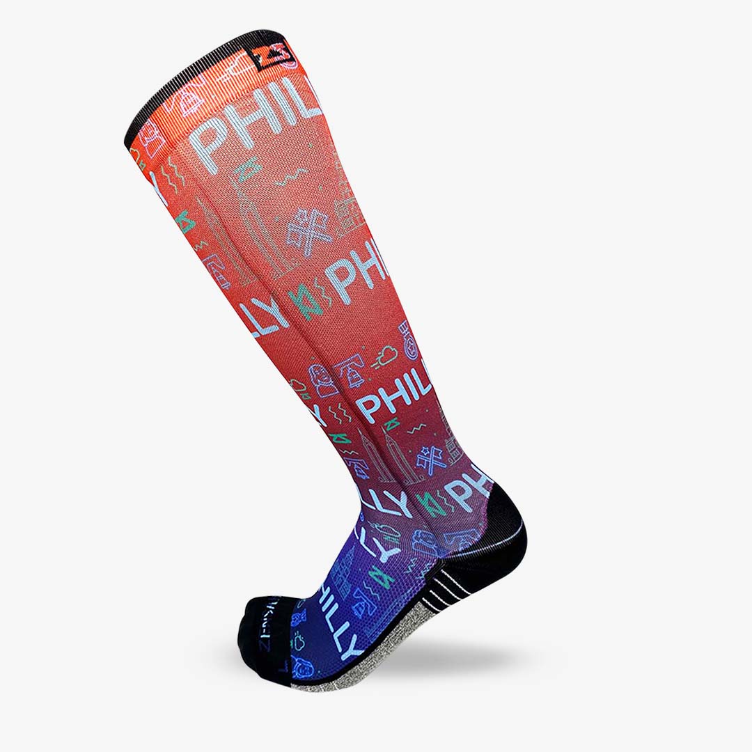 Bright Compression Socks Neon Philly Compression Socks | Zensah Limited Edition Socks