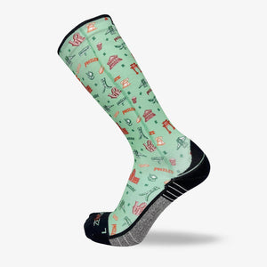 Philly Doodle Compression Socks (Knee-High)Socks - Zensah