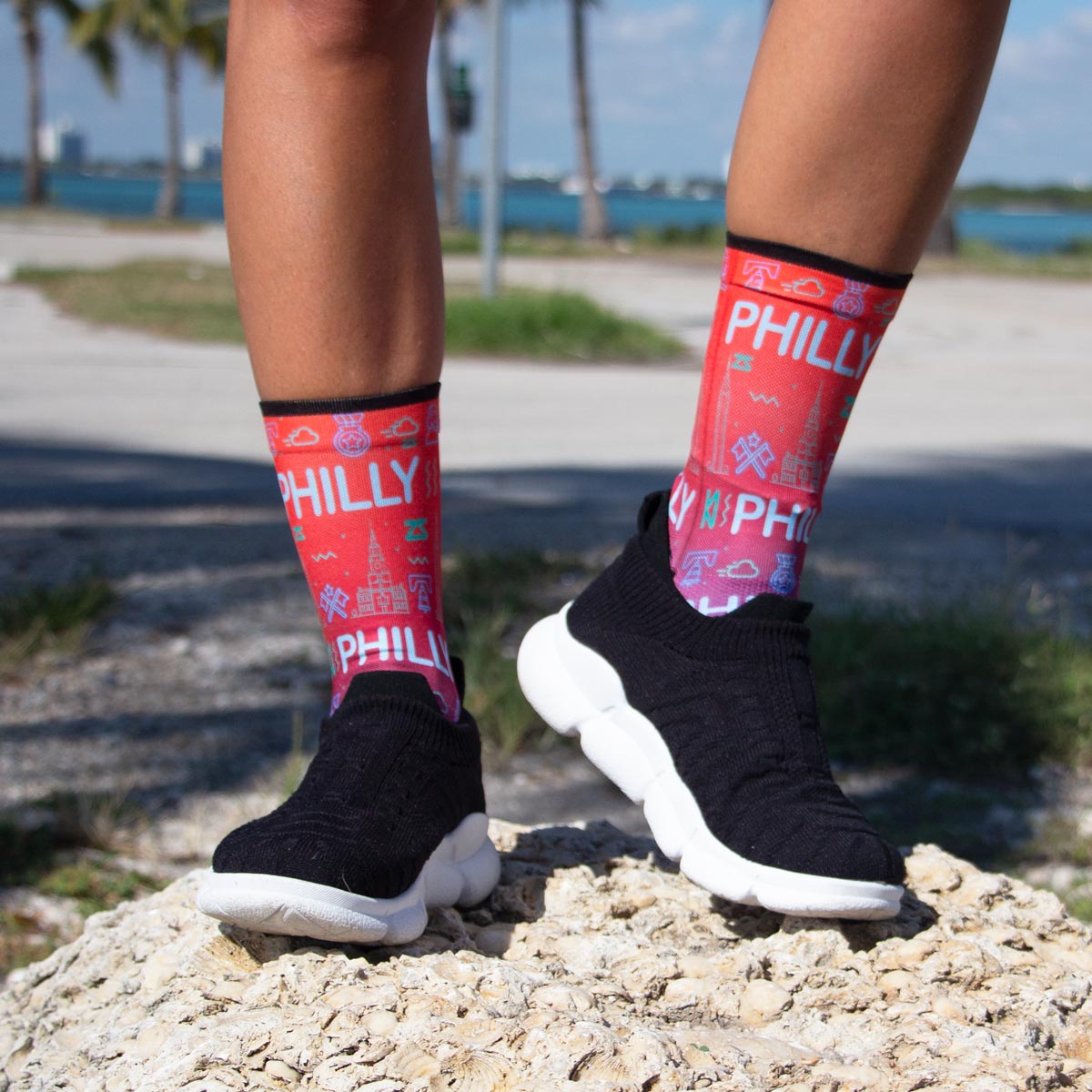 Neon Philly Socks (Mini-Crew)Socks - Zensah