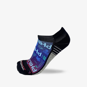 Neon Philly Running Socks (No Show)Socks - Zensah