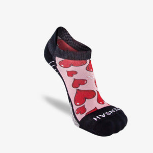 Pink Hearts Valentine's Socks (No Show)Socks - Zensah