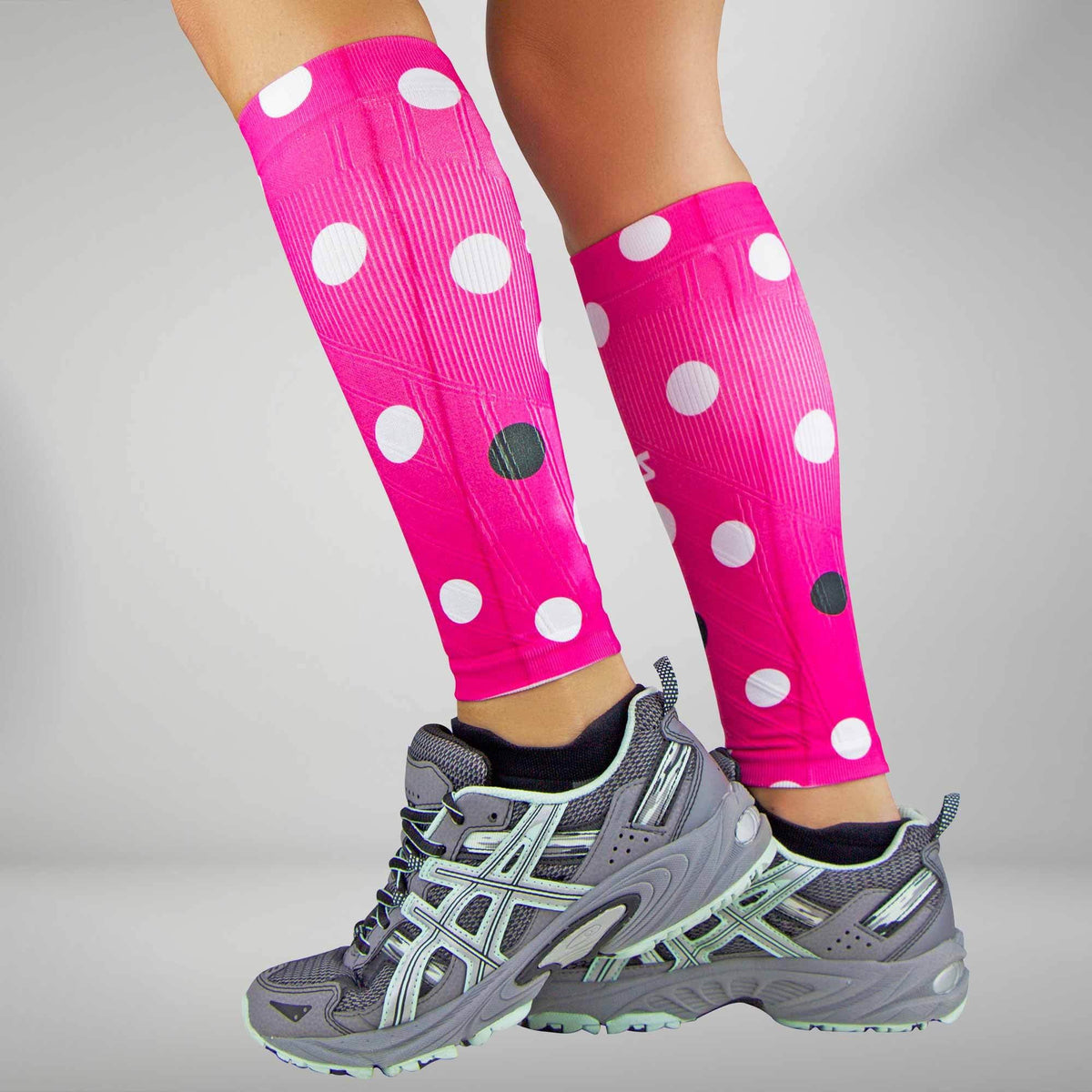 Polka Dot Compression Leg SleevesLeg Sleeves - Zensah
