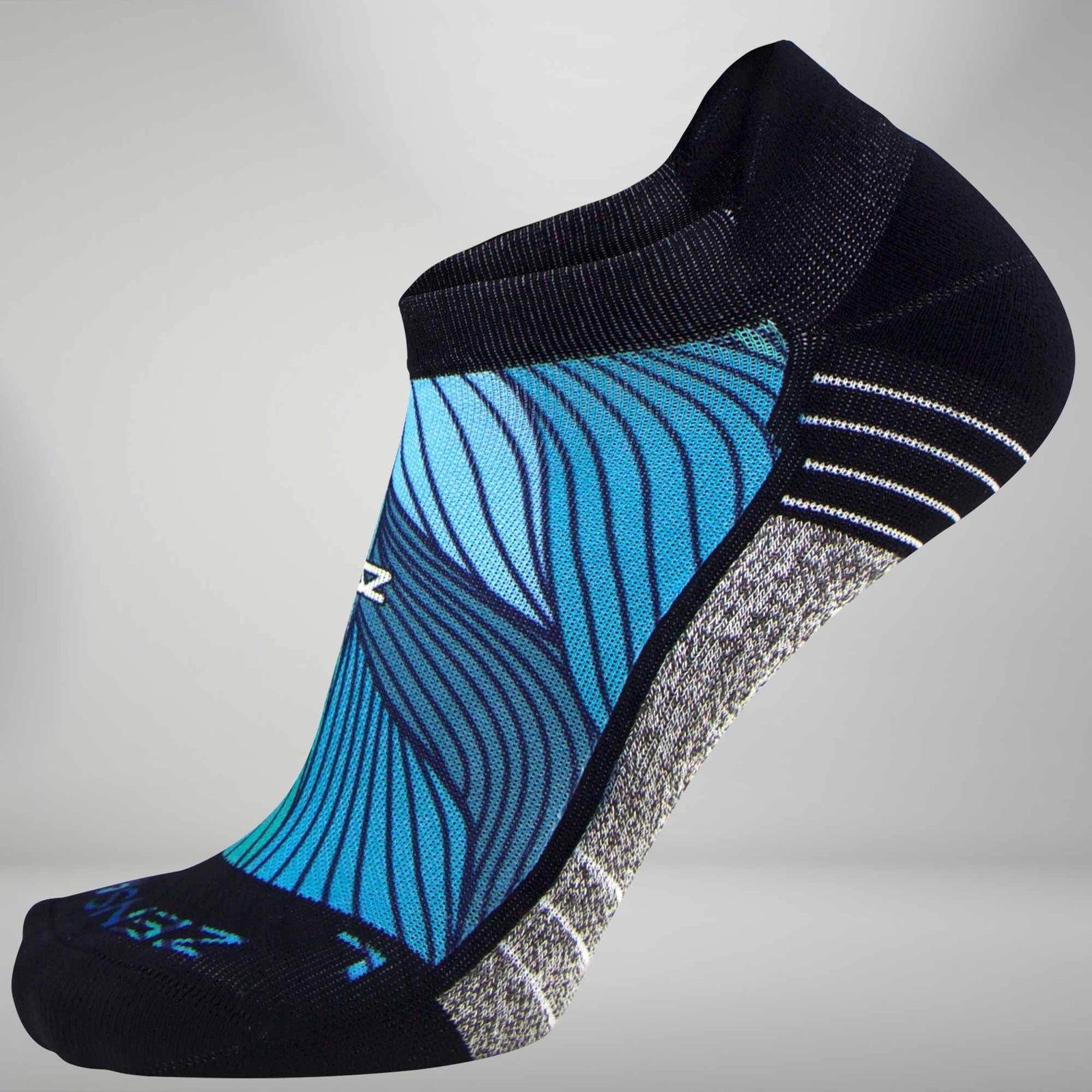 Abstract Waves Socks (No Show)Socks - Zensah