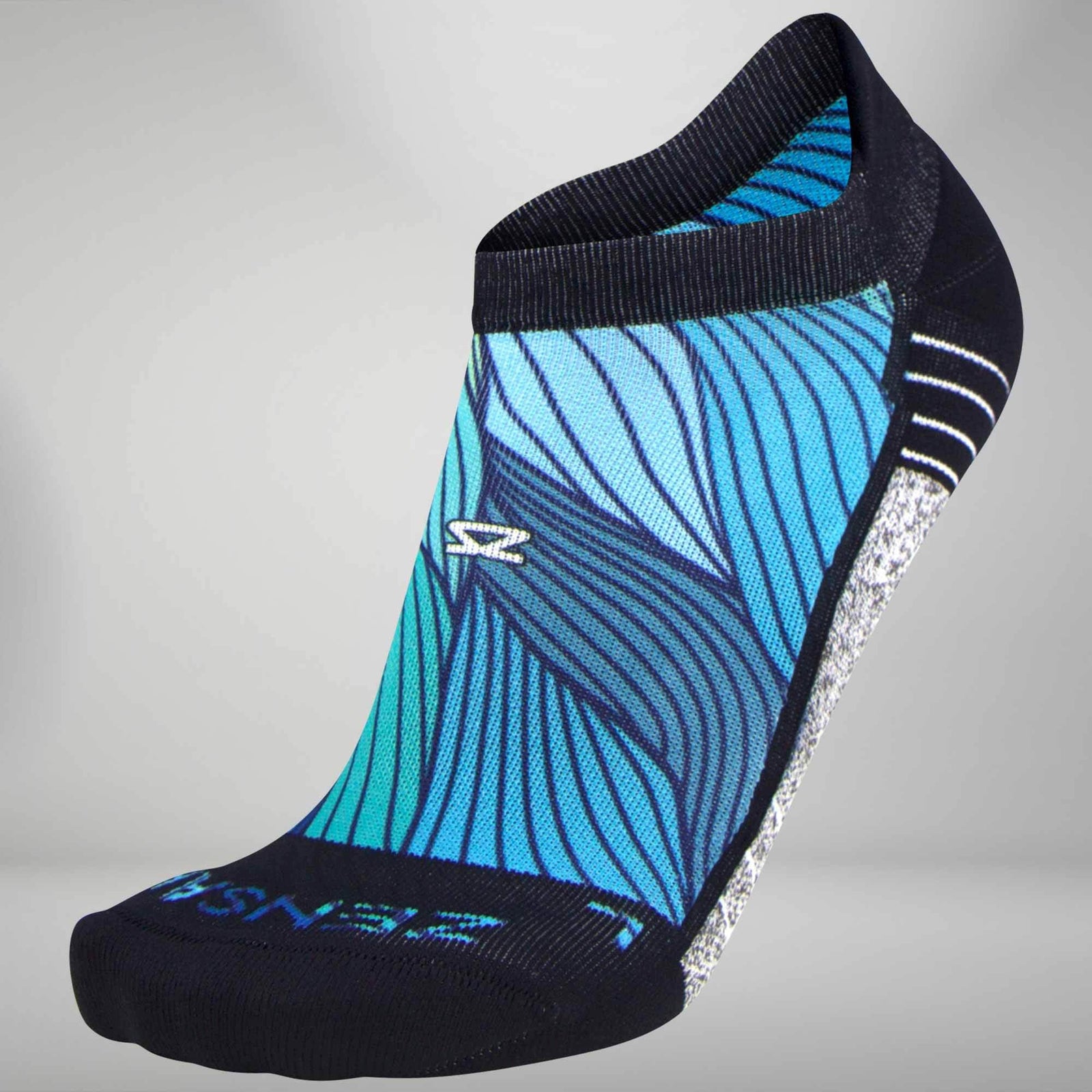 Abstract Waves Socks (No Show)Socks - Zensah